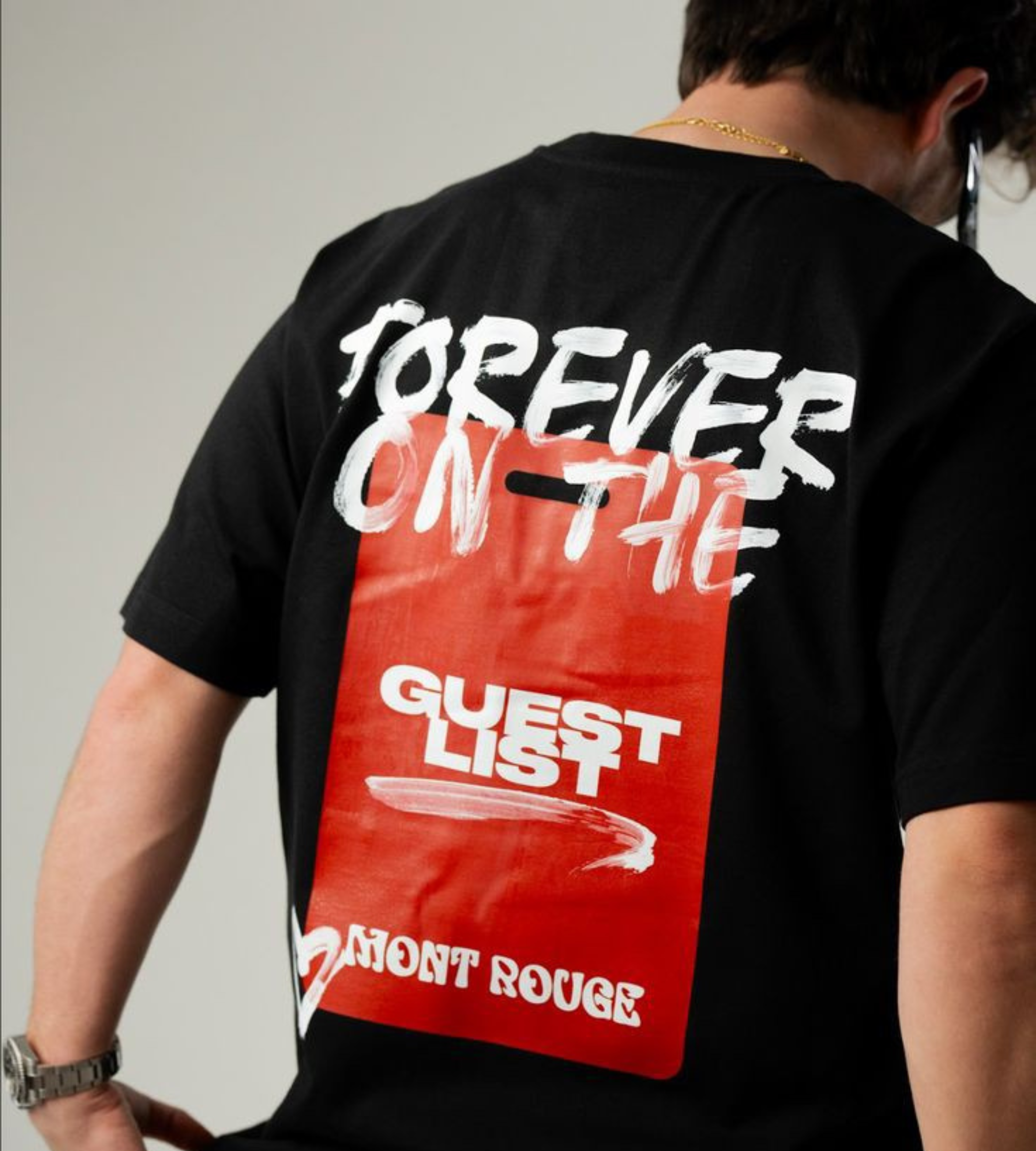 FOREVER ON THE GUEST LIST CLASSIC OVERSIZED TSHIRT